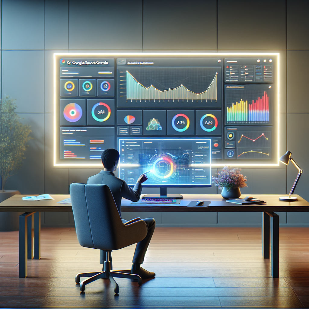 Google Search Console dashboard showing key metrics like impressions, clicks, and CTR, illustrating data analysis for improved SEO.