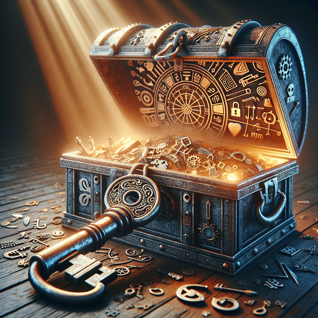 Infographic revealing keyword research strategies for bloggers, showcasing tools and techniques to find hidden keyword gems.